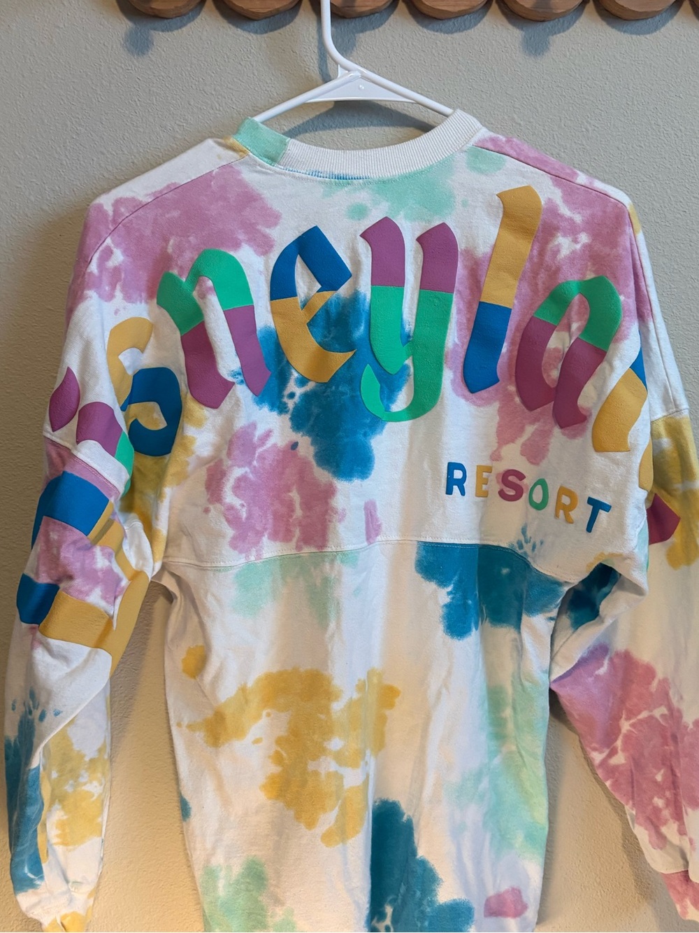 Disney x spirit jersey Tie-Dye Long Sleeve Shirt with Disneyland
